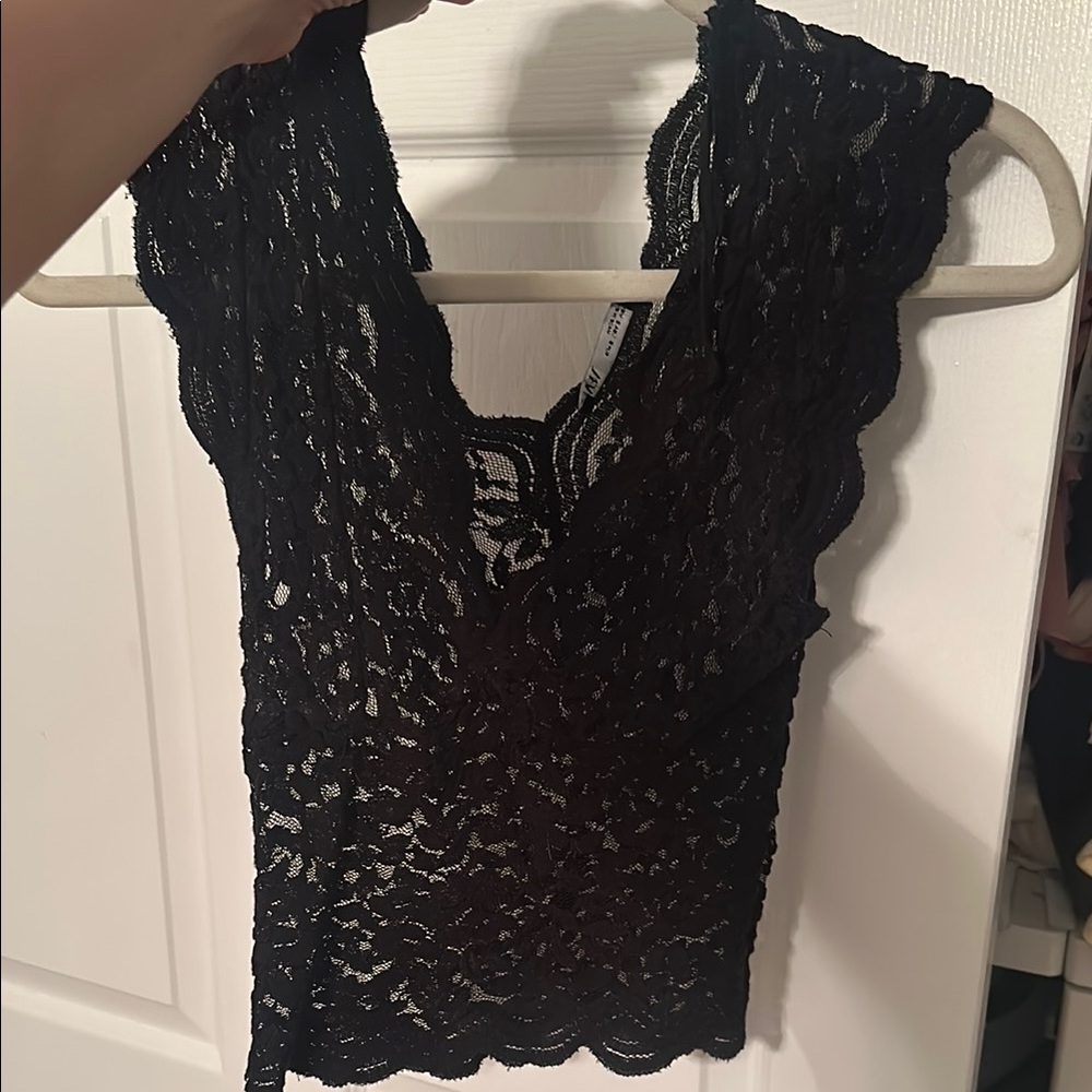 Black Lace Zara Top
